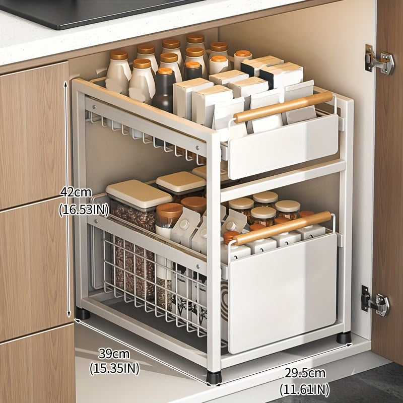 1pc Sliding Pull-Out Type Drawers For Kitchen Cabinets