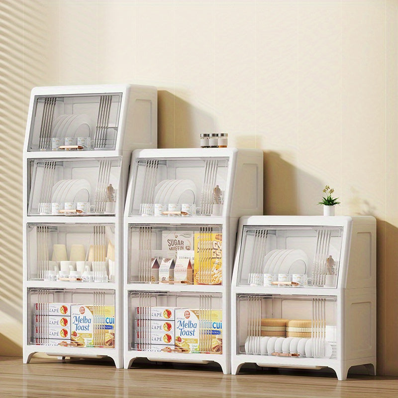 Multi-Tier Storage Cabinet 40cm Front\u002F28cm Side Multi-Tier