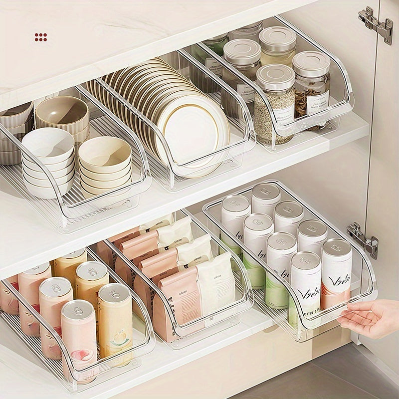 4pcs Modern Kitchen Cabinet Pull-Out Storage Boxes