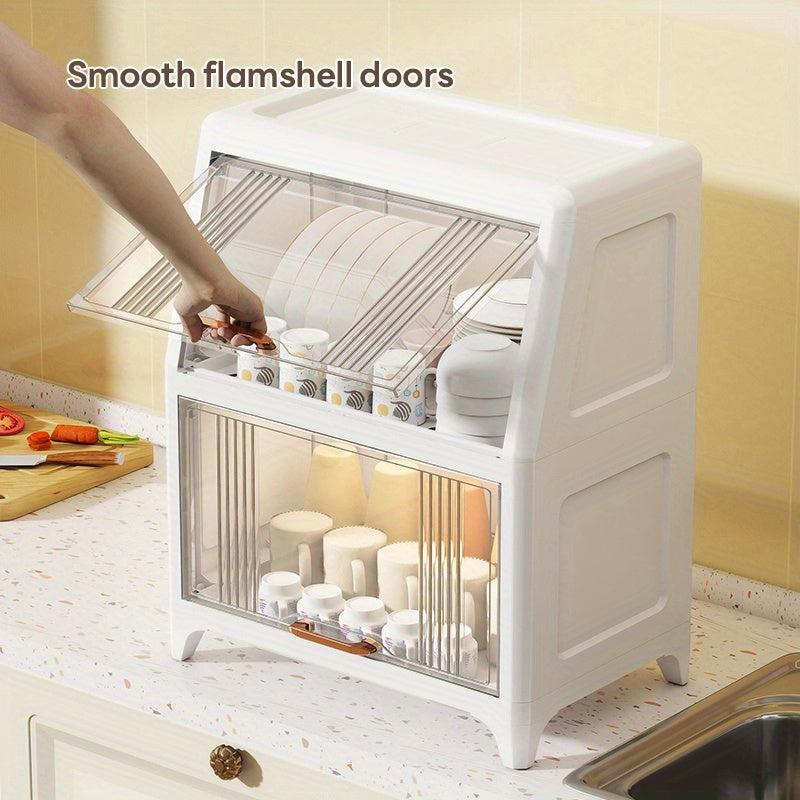 Multi-Tier Storage Cabinet 40cm Front\u002F28cm Side Multi-Tier