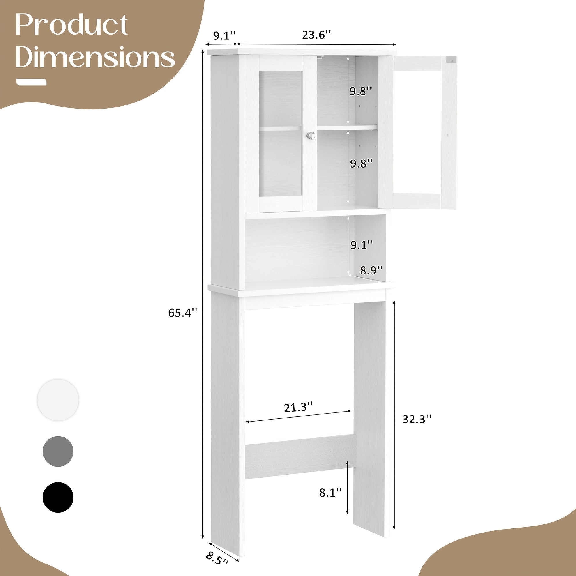 Bathroom Storage Over The Toilet