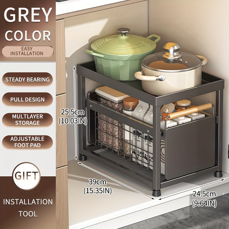 1pc Sliding Pull-Out Type Drawers For Kitchen Cabinets