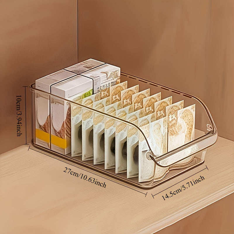 4pcs\u002FSet Pull Out Storage Basket | Transparent Layered Organizer