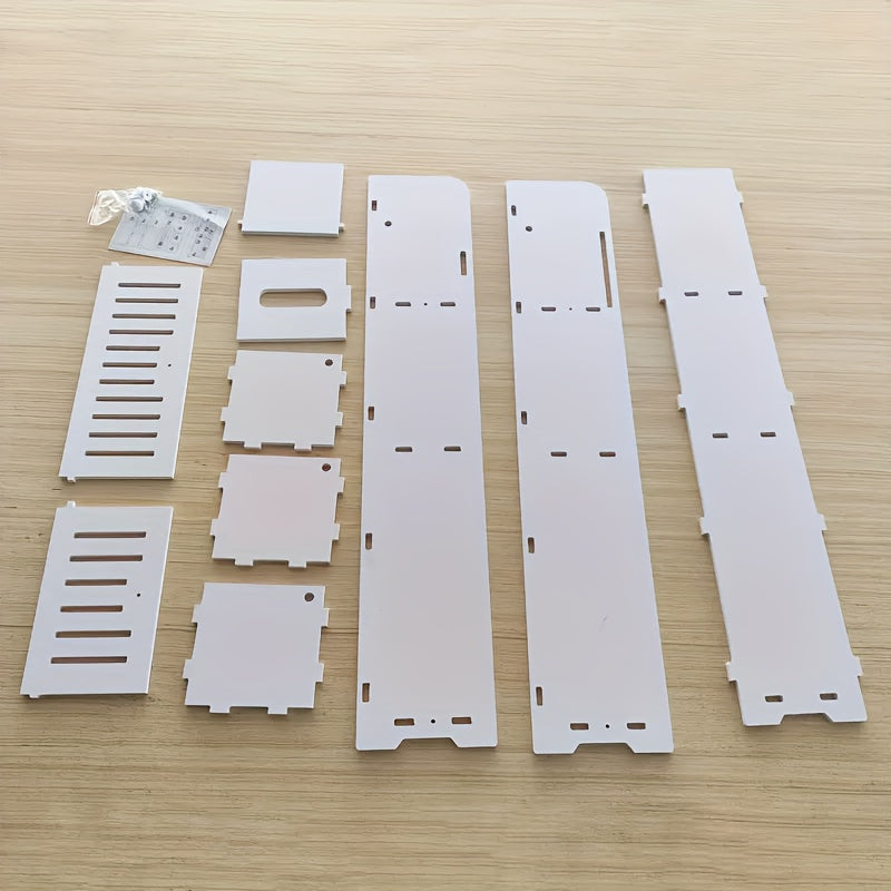 Bathroom Storage Cabinet 1pc PVC Double Door Bathroom Storage Cabinet