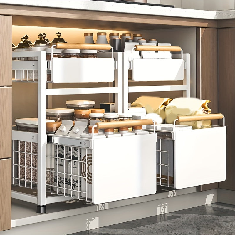 1pc Sliding Pull-Out Type Drawers For Kitchen Cabinets