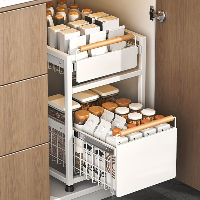 1pc Sliding Pull-Out Type Drawers For Kitchen Cabinets