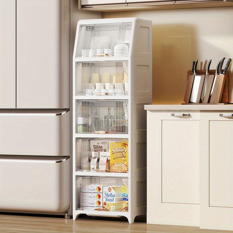 Multi-Tier Storage Cabinet 40cm Front\u002F28cm Side Multi-Tier