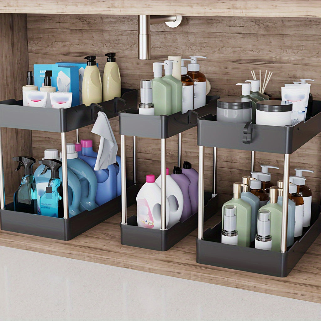 Under Sink Organizer 3pcs Under Sink Organizer | Pull Out Storage