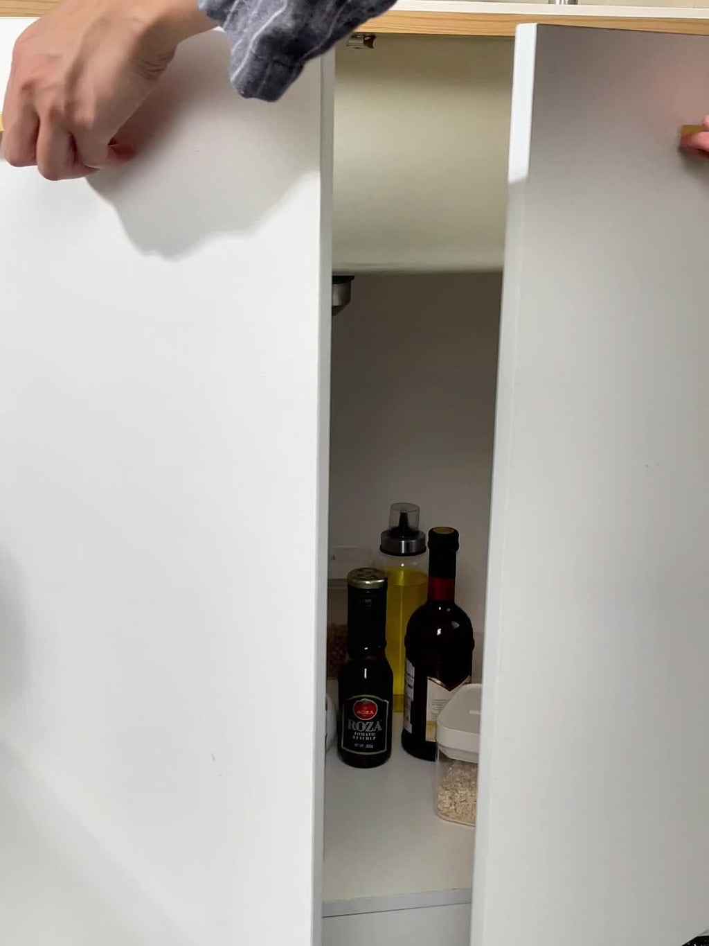 1 Double-layer Pull Out Storage Rack, Sink Organizer, Double Storage Basket for Kitchen