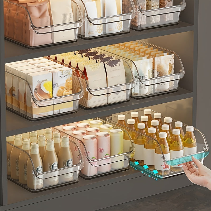 4pcs Modern Kitchen Cabinet Pull-Out Storage Boxes