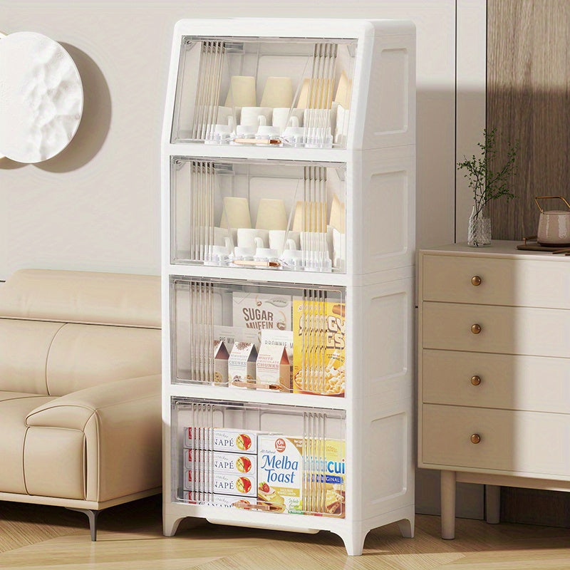 Multi-Tier Storage Cabinet 40cm Front\u002F28cm Side Multi-Tier