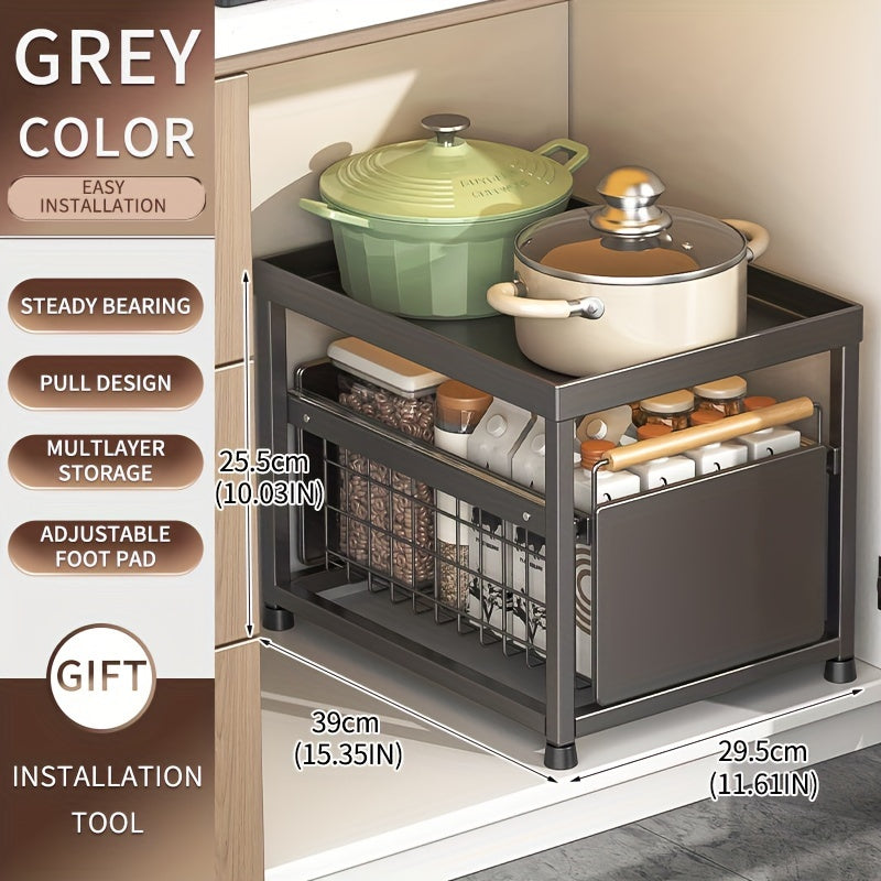 1pc Sliding Pull-Out Type Drawers For Kitchen Cabinets