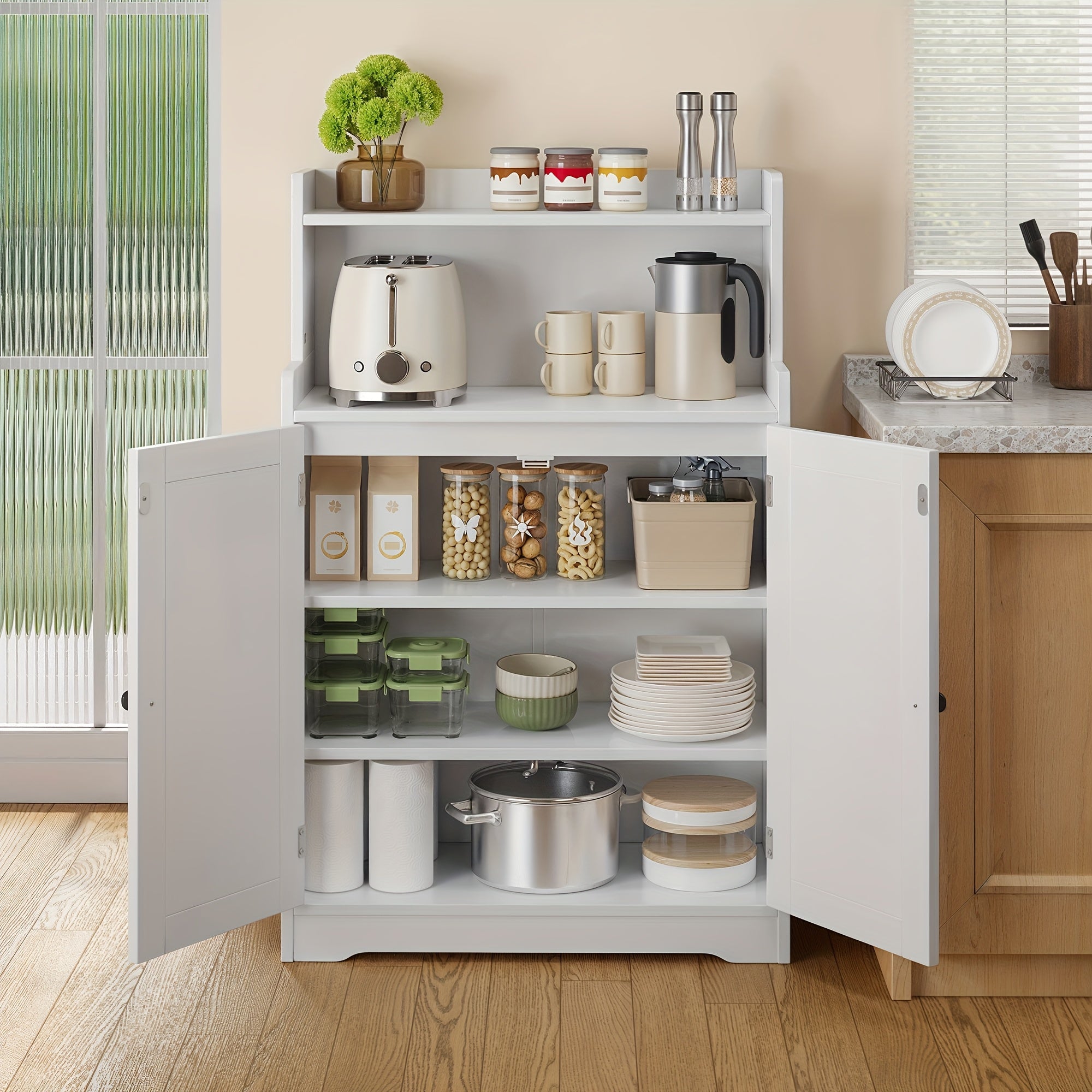 Modern White Pantry Cabinet Modern White 39\