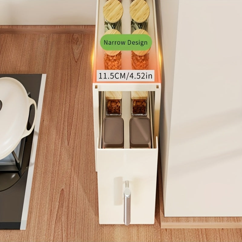 A Multifunctional Narrow Drawer Storage Cabinet