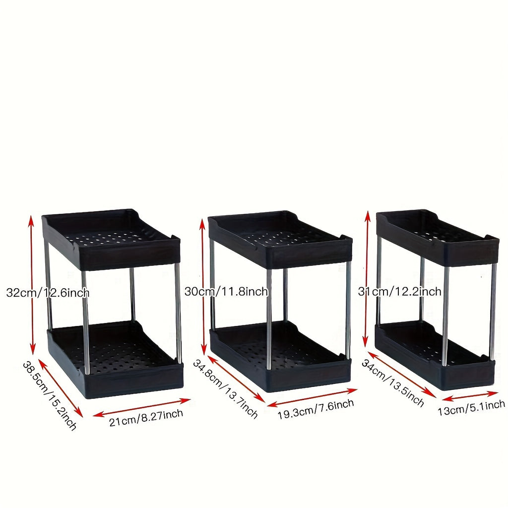 Under Sink Organizer 3pcs Under Sink Organizer | Pull Out Storage